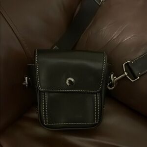 Vintage Coach Black Crossbody Bag